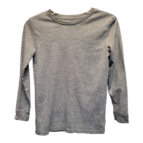 Two Kids C&C California Long Sleeve Classic Crew Neck Tees Grey & White - Size L - Picture 2 of 8